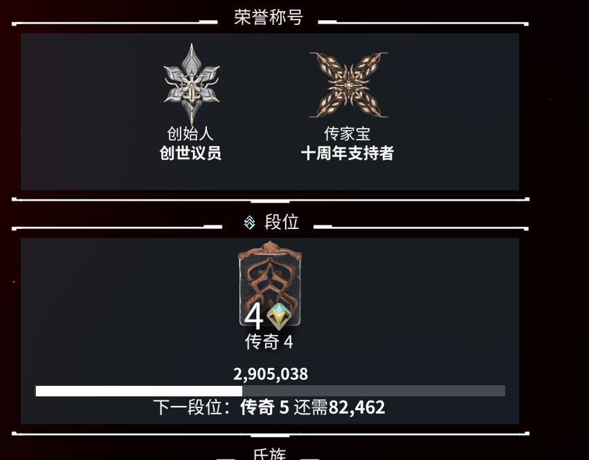 WAR14470 号 【国服】【传奇】【33段】传奇34段六叶创始人毕业号