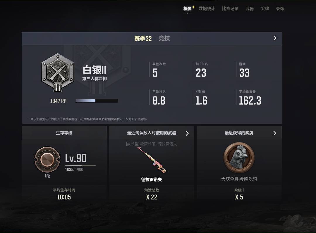 WC6A0 号 生存等级【1段90】优质皮肤【金面】升级武器【2级无信号，2级德拉贡，1级恶魔】异色皮肤【德拉贡】1张图纸，774聚合物