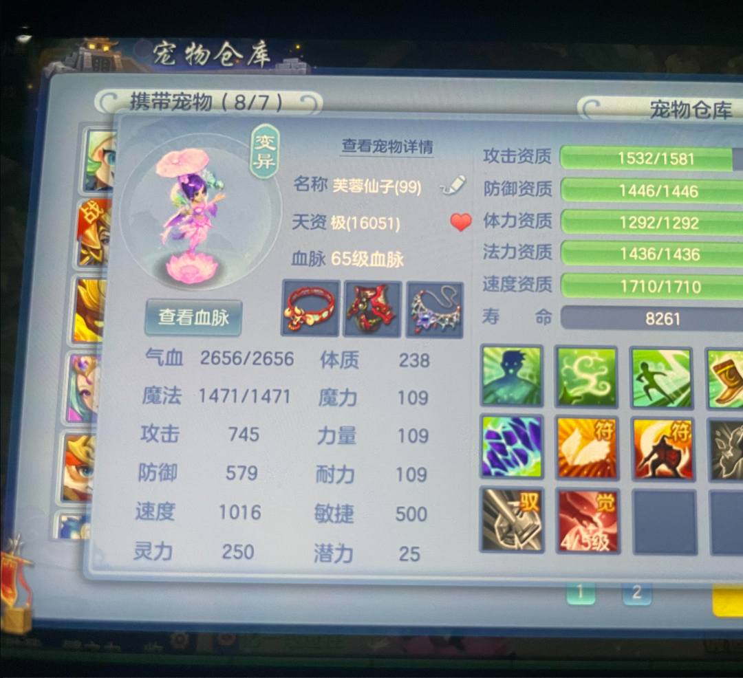 SSFXJC 号 卡95方寸,鞋子腰带神器有排行榜宠物特殊宠物一大堆,资质超级极品,带150w银子