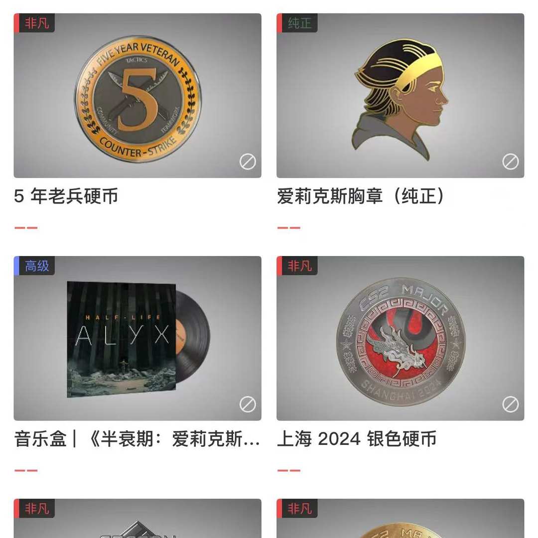 CN7GP1 号 CS2顶级胸章号