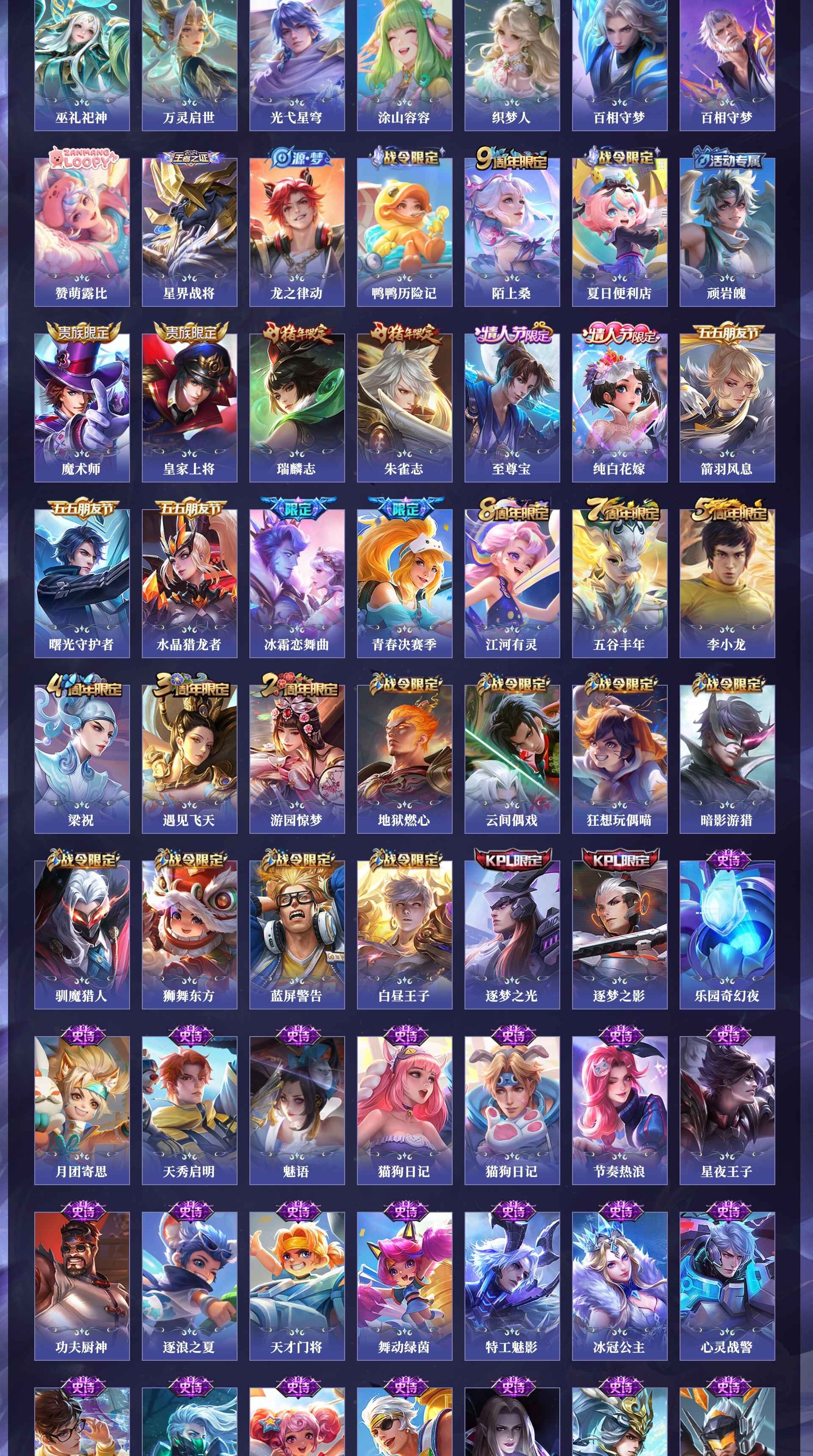 WZQM4250040王者荣耀账号详情图17