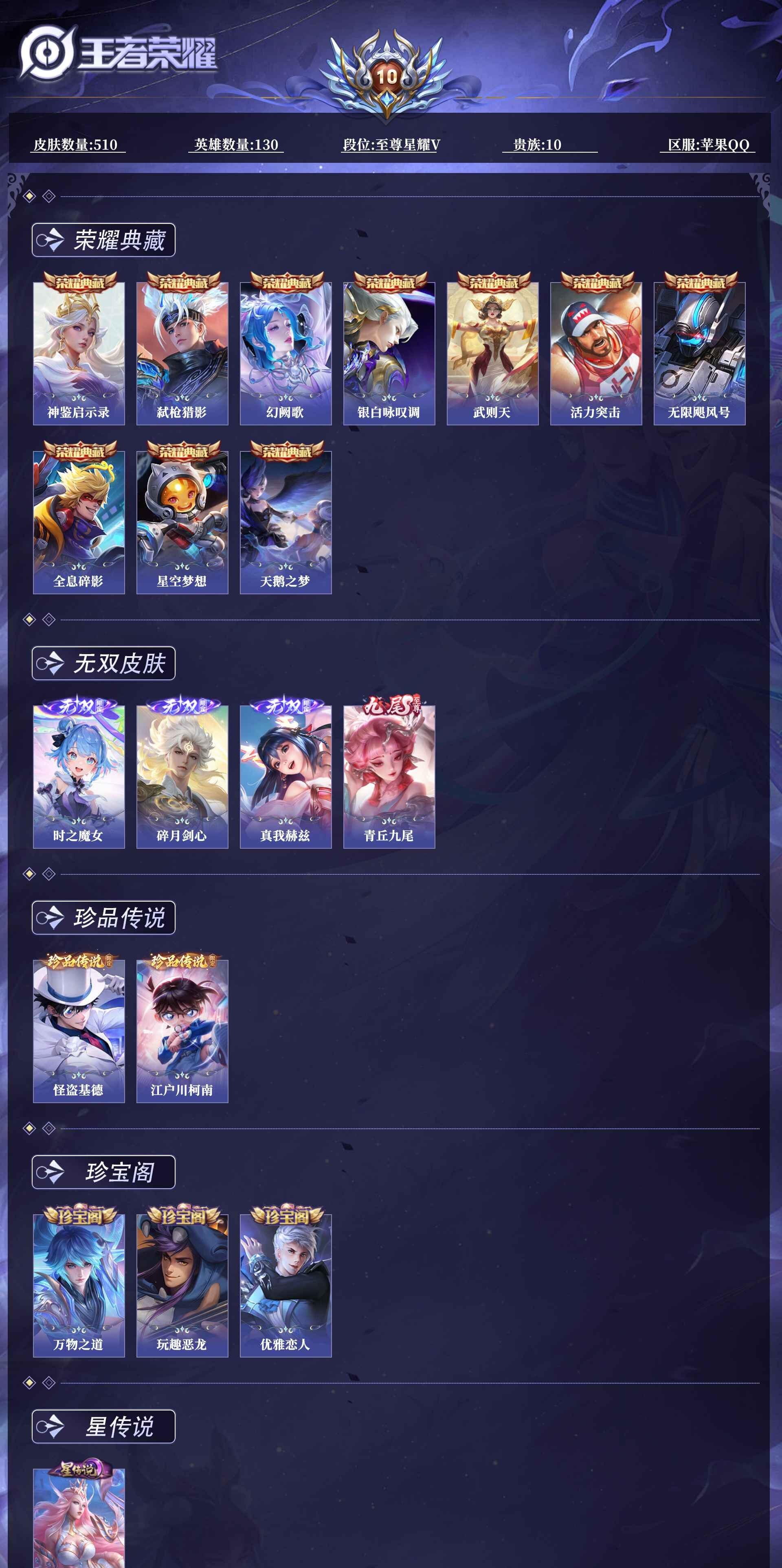 WZCMW4354134王者荣耀账号详情图9