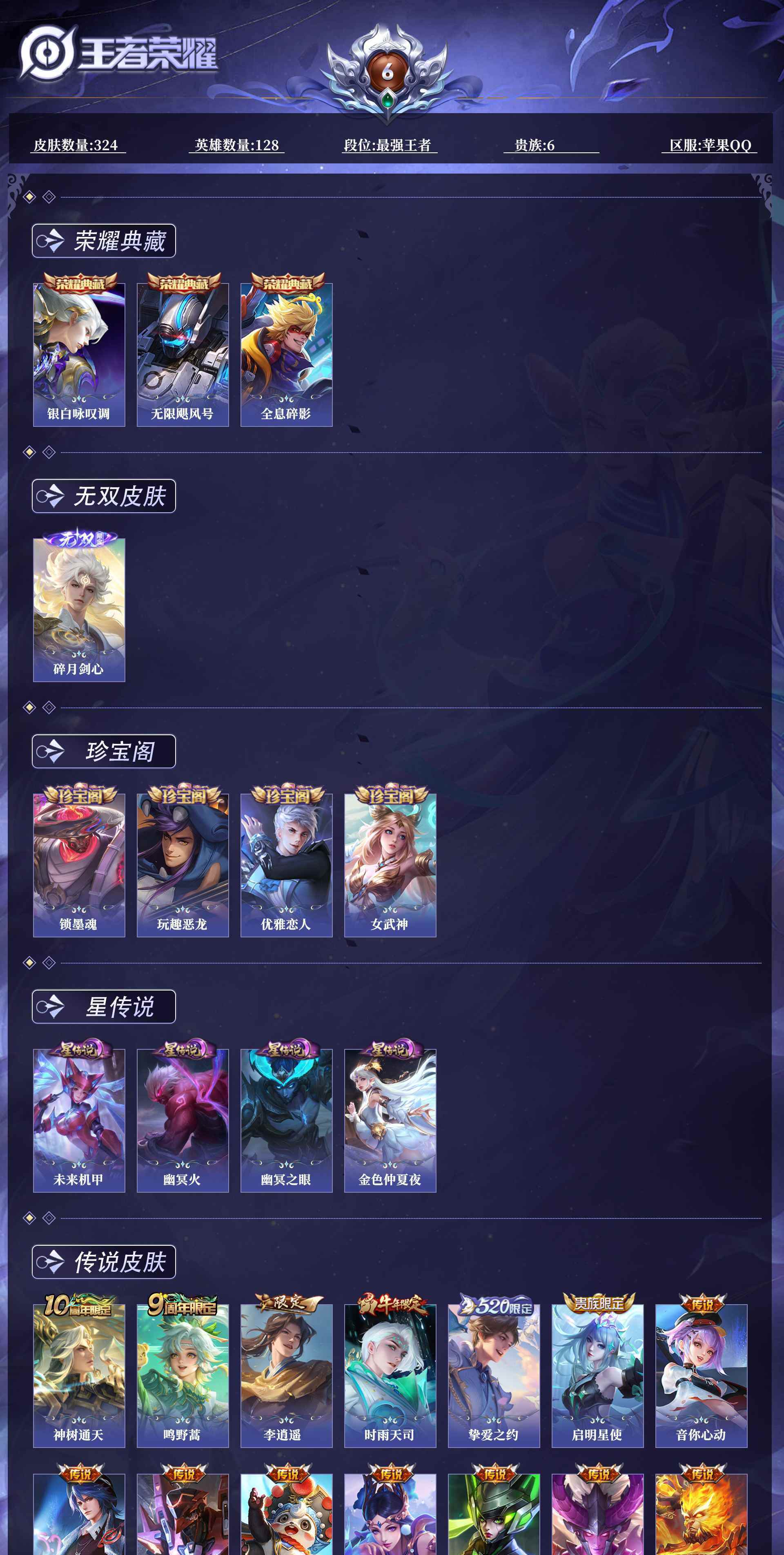 WZCMW4375672王者荣耀账号详情图6