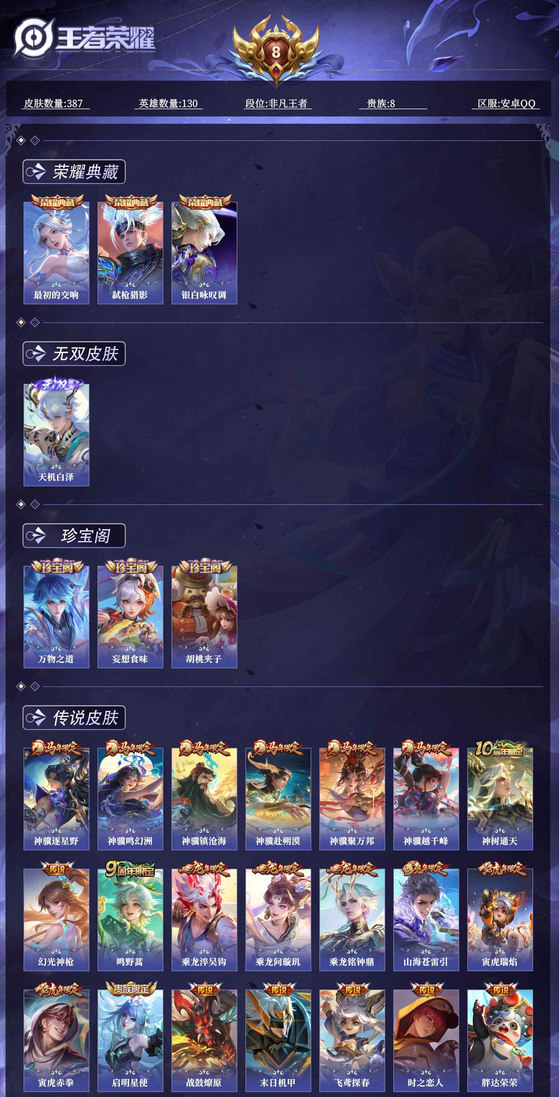 WZQM4605058王者荣耀账号详情图20